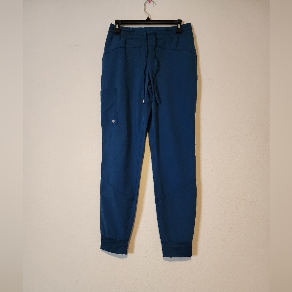 Barco Uniforms - Carribbean Blue 4 Pocket Jogger Scrub Pants - Size: Small